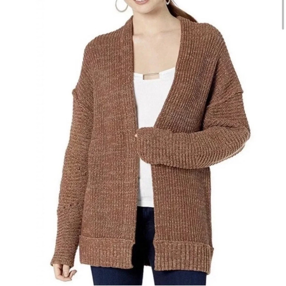 Free People Women’s S Oversized Cardigan‎ Sweater Chunky - Picture 2 of 5